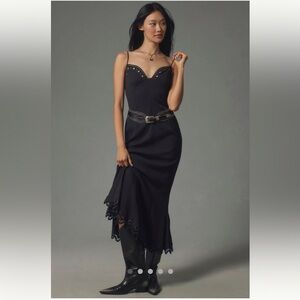 🌟LAST ONE🌟 Anthropologie NWT Sleeveless Sweetheart Midi Dress size XS.